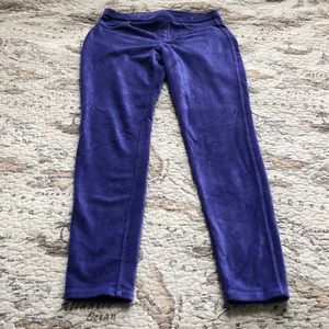 Purple stretch corduroy Hue leggings